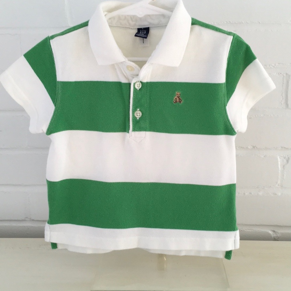 Gap Toddler Boy Preppy Striped Summer Spring Casual Top Size 18-24 Months